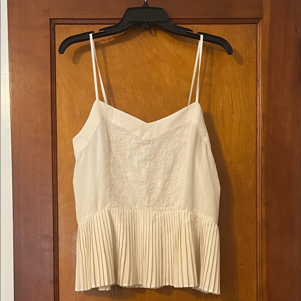 American Eagle Outfitters Cream Lace Camisole
